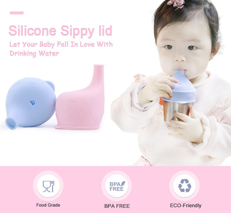 New Arrival Silicone Sippy Cup Lid, Mug Silicone Lid, Spill Proof Silicone Cup Lid