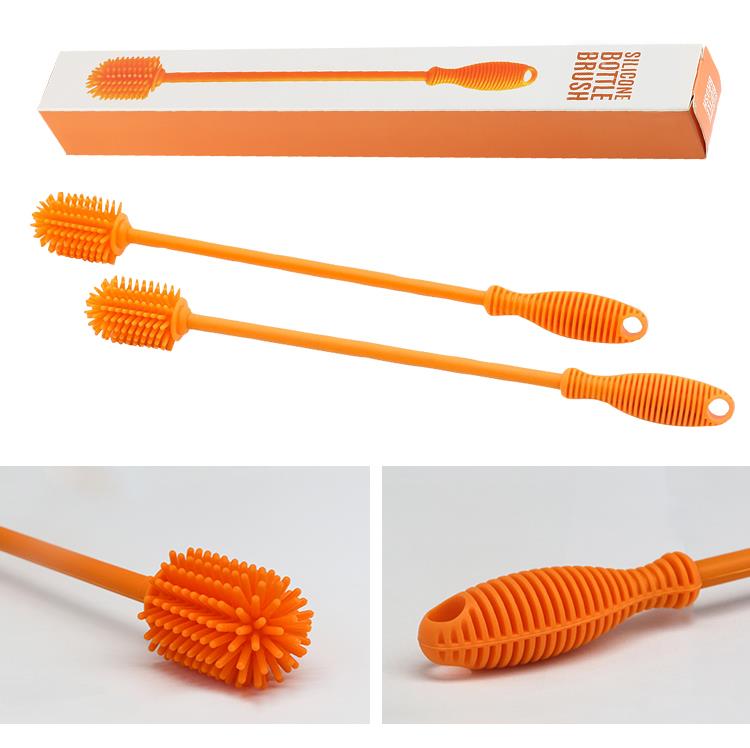 Factory Wholesale Colorful Daily Necessities Gift To Friends Bottle Tools Silicone Cleaning Brush