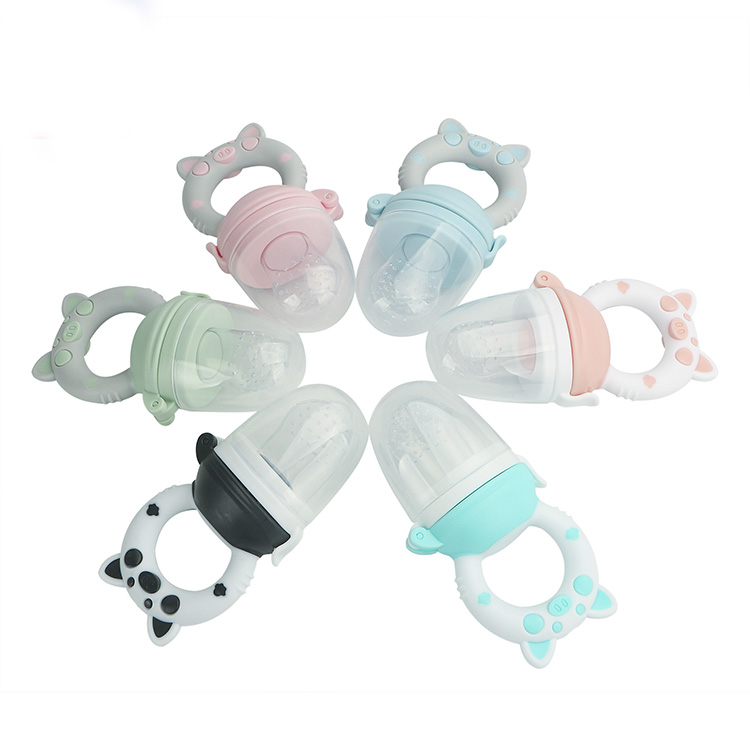 2020 Hot Selling Baby Food-Grade BPA Free Silicone Food Fresh Fruit Feeder Nipple Pacifier