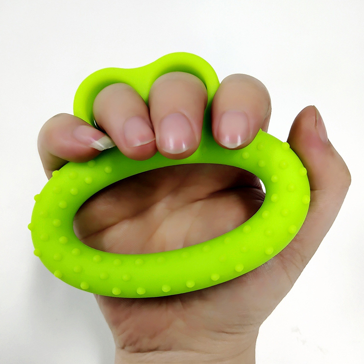 Odourless Silicone Grip Strength Device Grip Ring Finger Strength Trainer Silicone Grip Strength Device