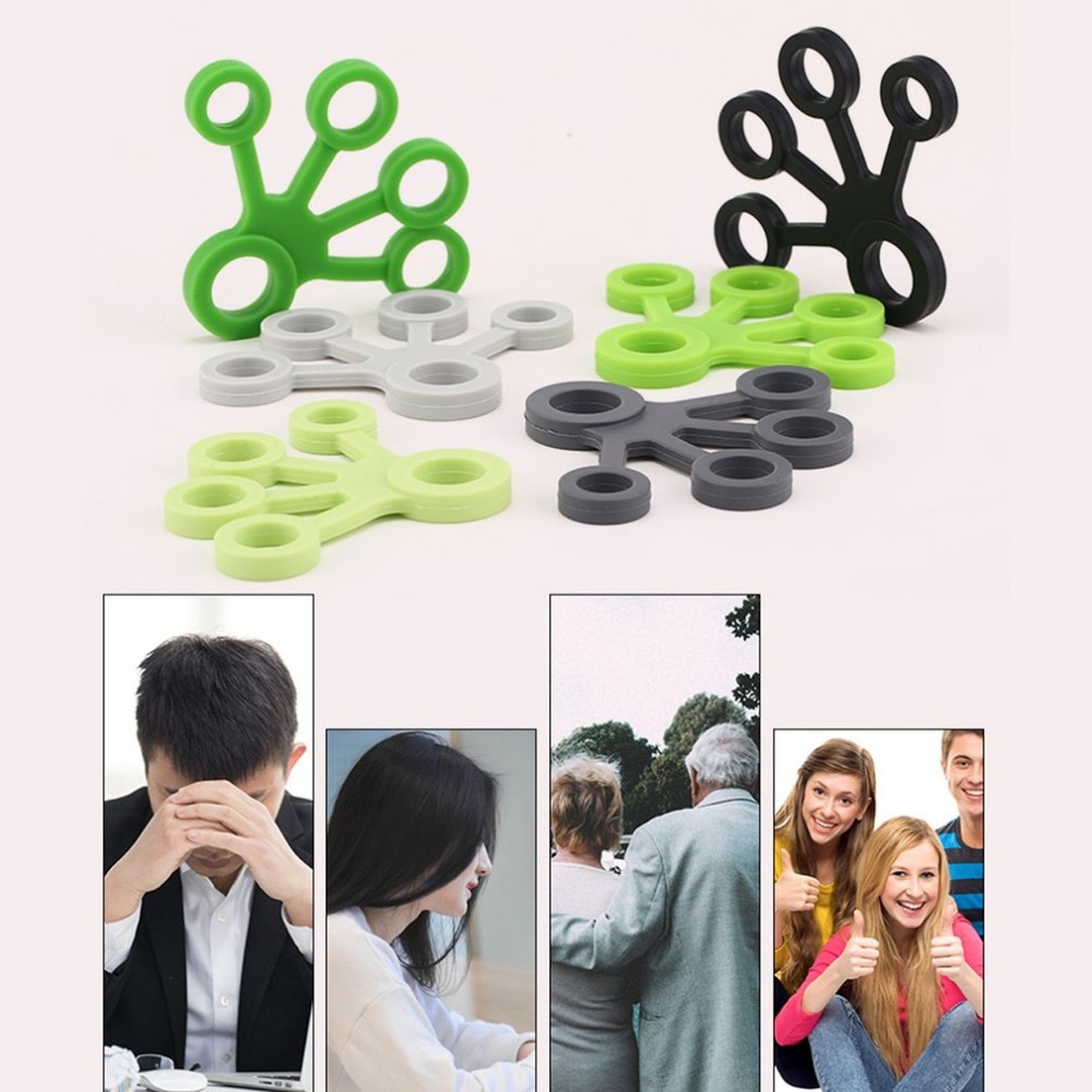 Custom Finger Stretcher Hand Resistance Bands Finger Grip Extension Trainer Silicone hand grip