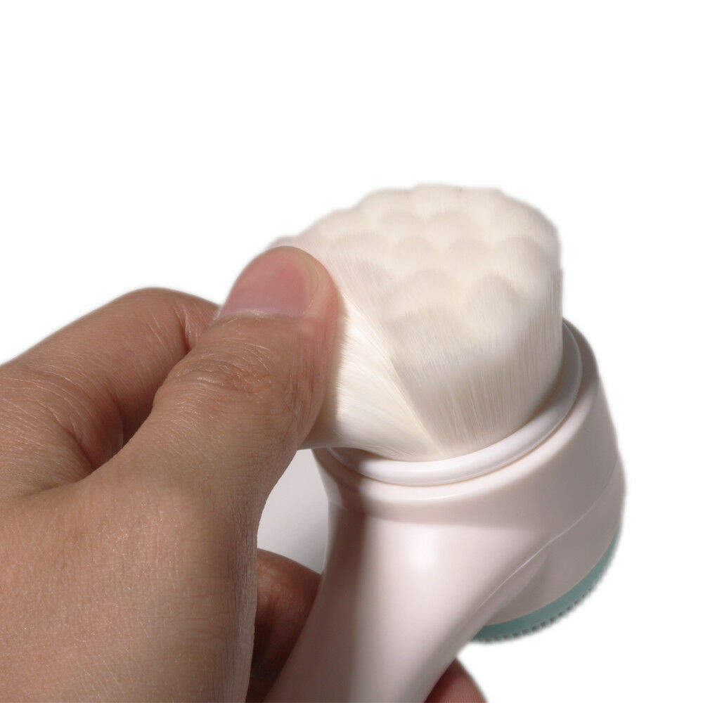 RTS product face cleaner silicone sonic face facial cleansing brush scrubber for face exfoliating brush