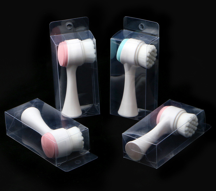 RTS product face cleaner silicone sonic face facial cleansing brush scrubber for face exfoliating brush