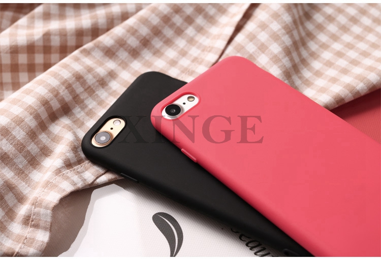 Slim Candy Color Frosted Matte Custom Rubber Silicon Phone Case For Iphone 11 Pro Max X XS XR 7 8 Plus