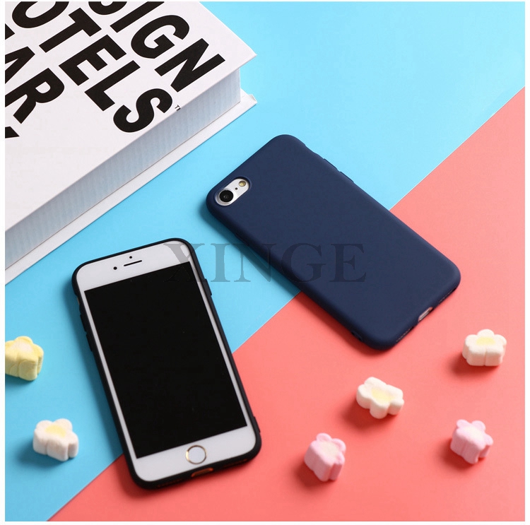 Slim Candy Color Frosted Matte Custom Rubber Silicon Phone Case For Iphone 11 Pro Max X XS XR 7 8 Plus