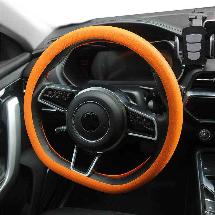 Hot Sell Custom Color 34-42cm Silicone Car Steering Wheel Covers