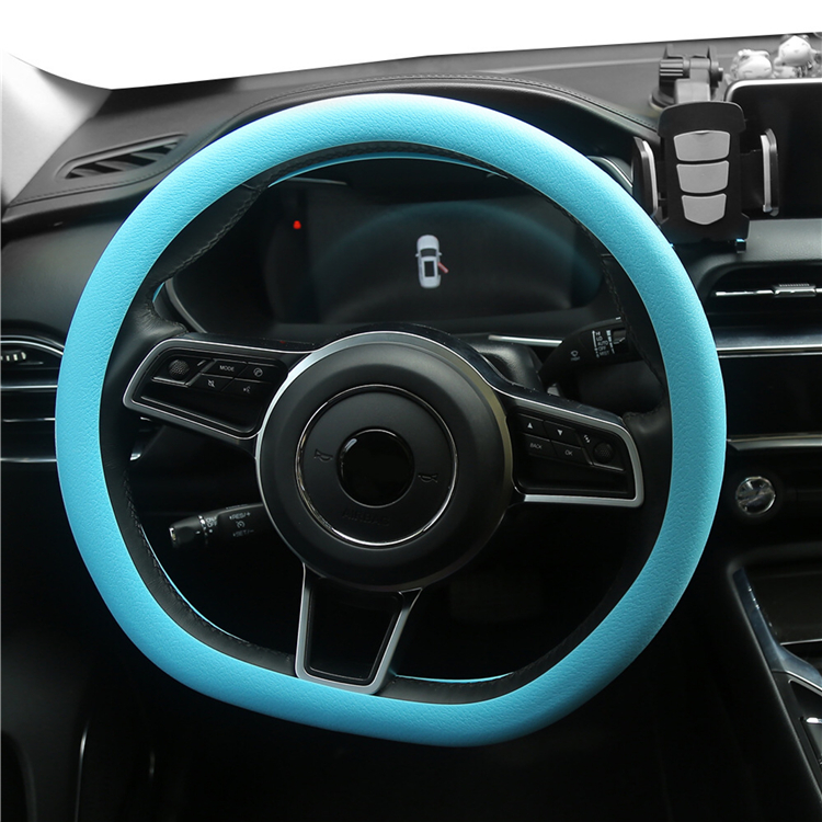 Hot Sell Custom Color 34-42cm Silicone Car Steering Wheel Covers