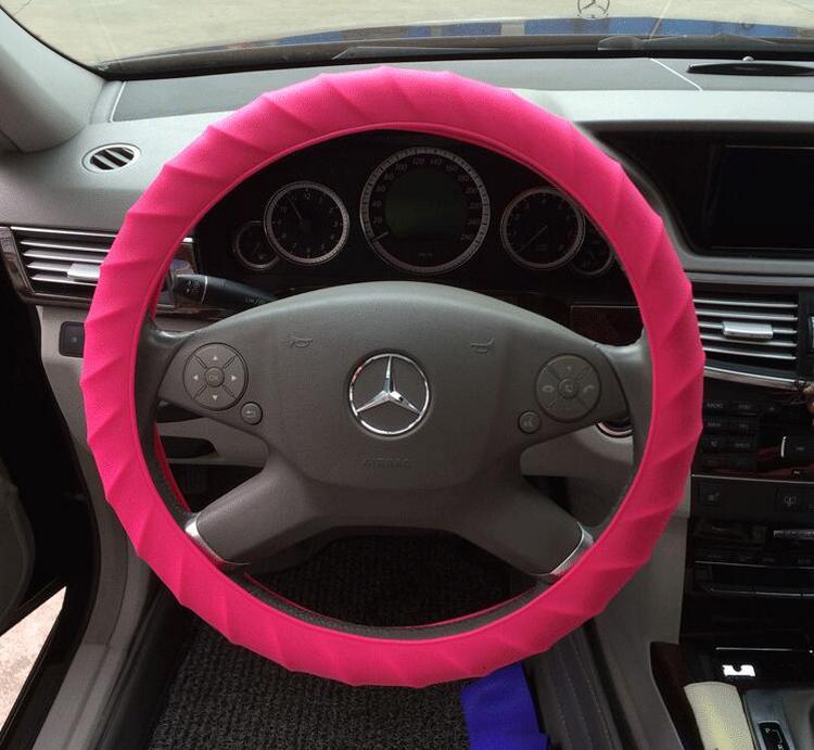 Anti-Slip Auto Decoration Universal Car silicone steering wheel cover