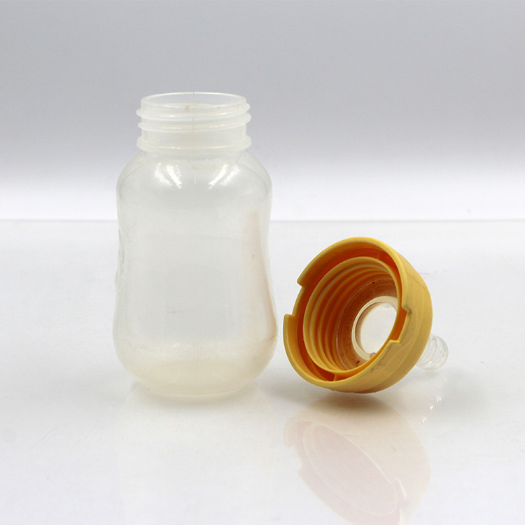 Custom PP Milk Baby Feeding Bottle With Silicone Nipple