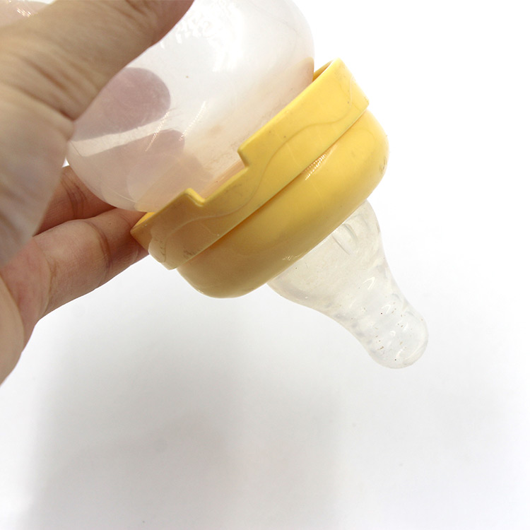 Custom PP Milk Baby Feeding Bottle With Silicone Nipple