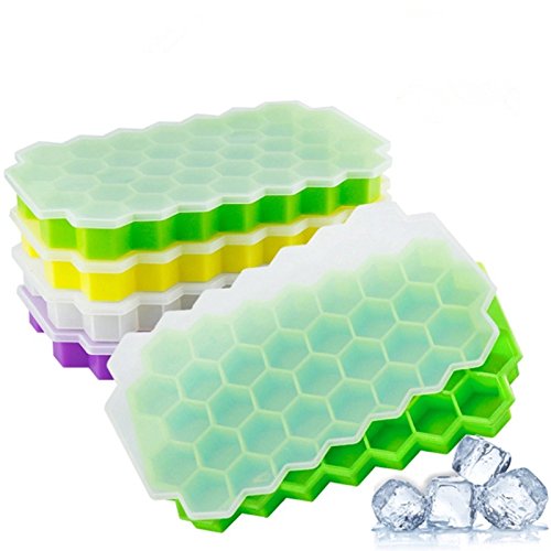 Amazon Hot Sale Easy Release Reusable BPA Free Silicone Ice Cube Molds custom shape ice tray cube